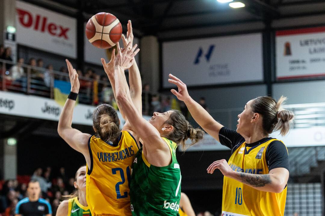 Europos moterų krepšinio čempionato atranka: Lietuva – Ukraina 81:62