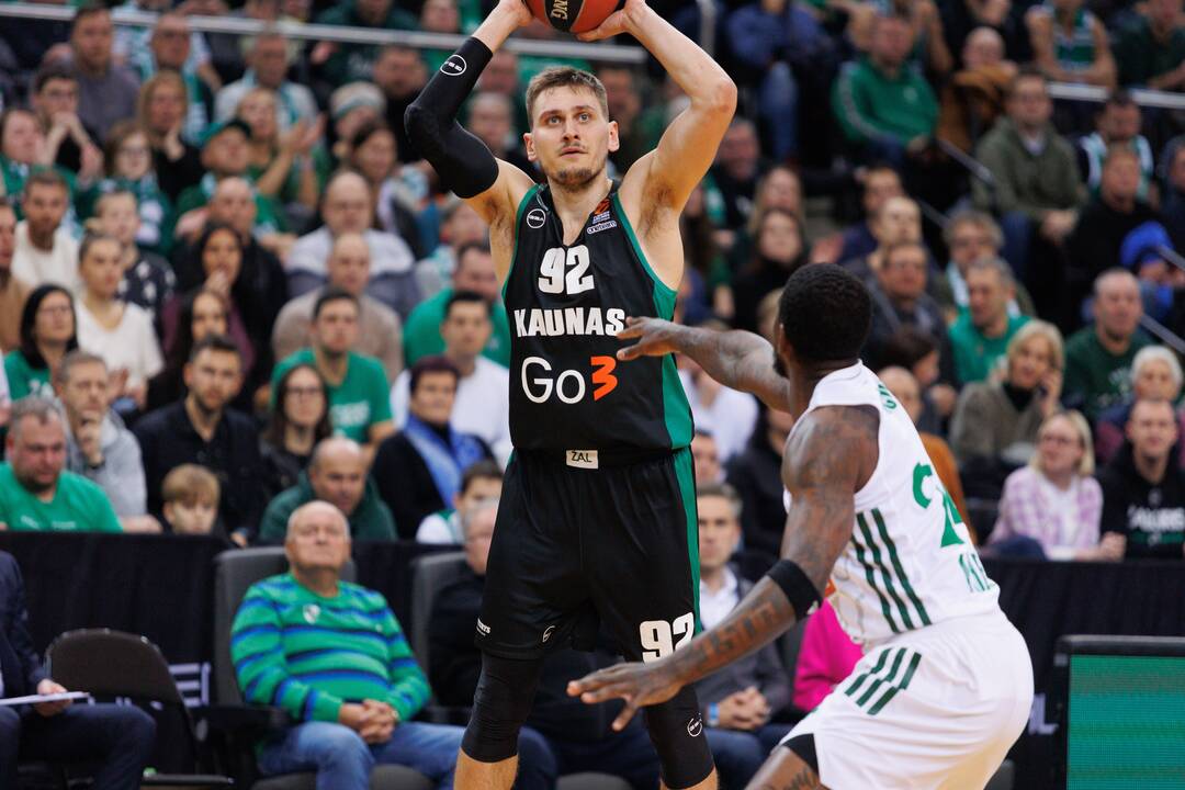 Eurolyga: Kauno „Žalgiris“ – Atėnų „Panathinaikos“ 67:81