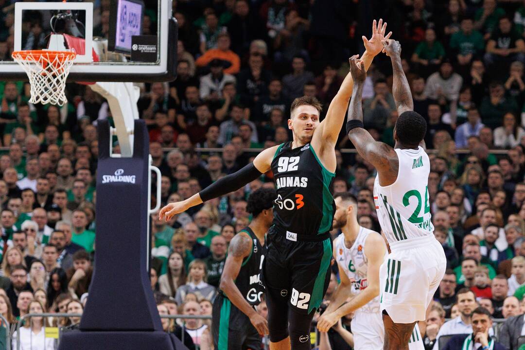 Eurolyga: Kauno „Žalgiris“ – Atėnų „Panathinaikos“ 67:81