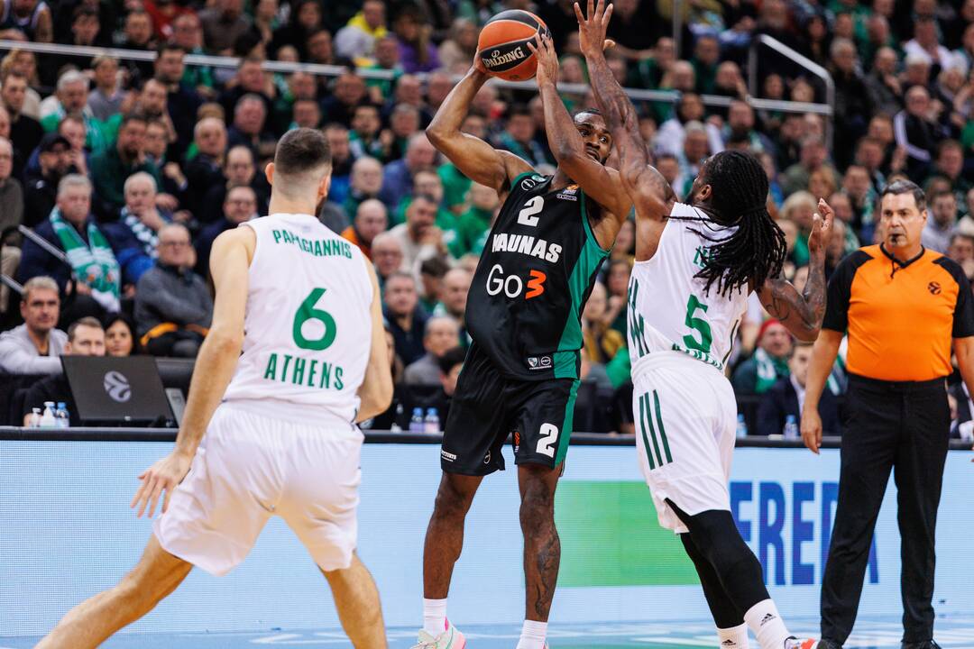 Eurolyga: Kauno „Žalgiris“ – Atėnų „Panathinaikos“ 67:81