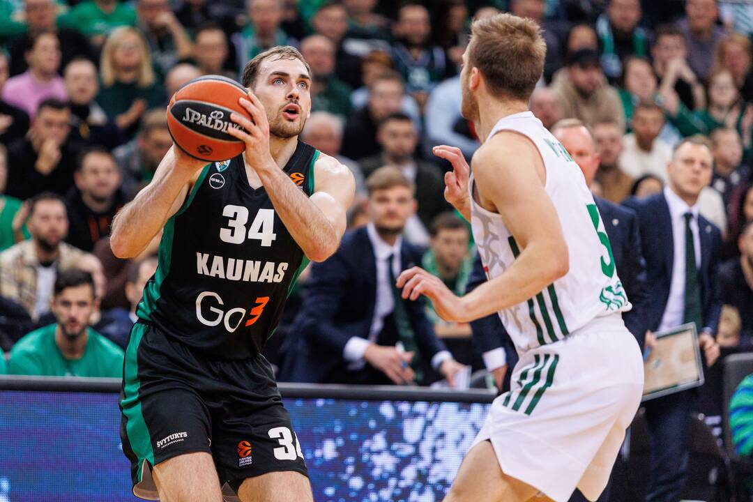 Eurolyga: Kauno „Žalgiris“ – Atėnų „Panathinaikos“ 67:81