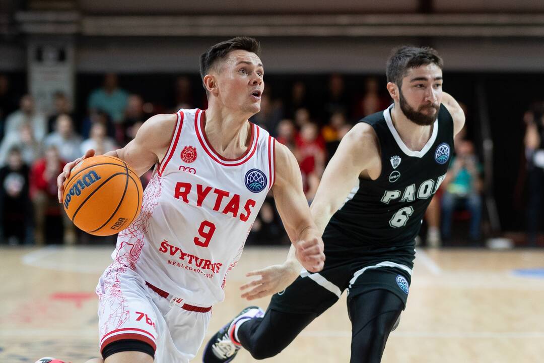 FIBA Čempionų lyga: Vilniaus „Rytas“ – Salonikų PAOK 85:62