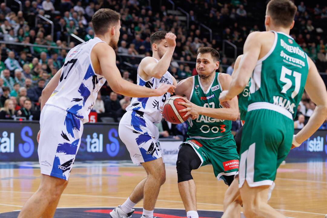 LKL: „Žalgiris“ – „Neptūnas“ 77:46