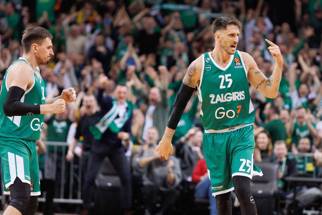 Eurolyga: Kauno „Žalgiris“ – Belgrado  „Crvena zvezda“ 71:66