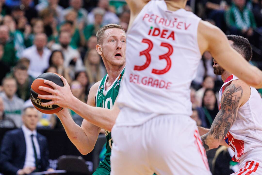 Eurolyga: Kauno „Žalgiris“ – Belgrado  „Crvena zvezda“ 71:66