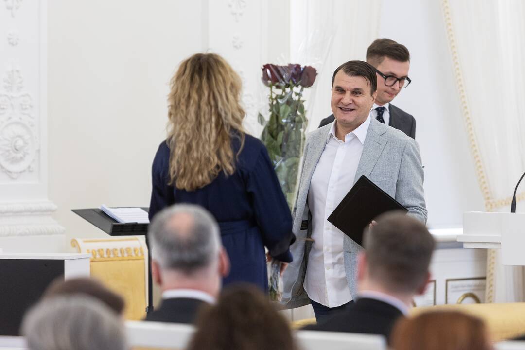 Nacionalinių kultūros ir meno bei Jono Basanavičiaus premijų įteikimas