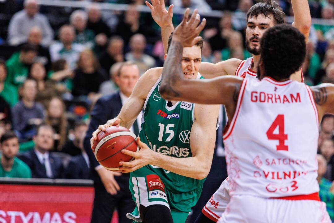 LKL: Kauno „Žalgiris“ – Vilniaus „Rytas“ 81:75