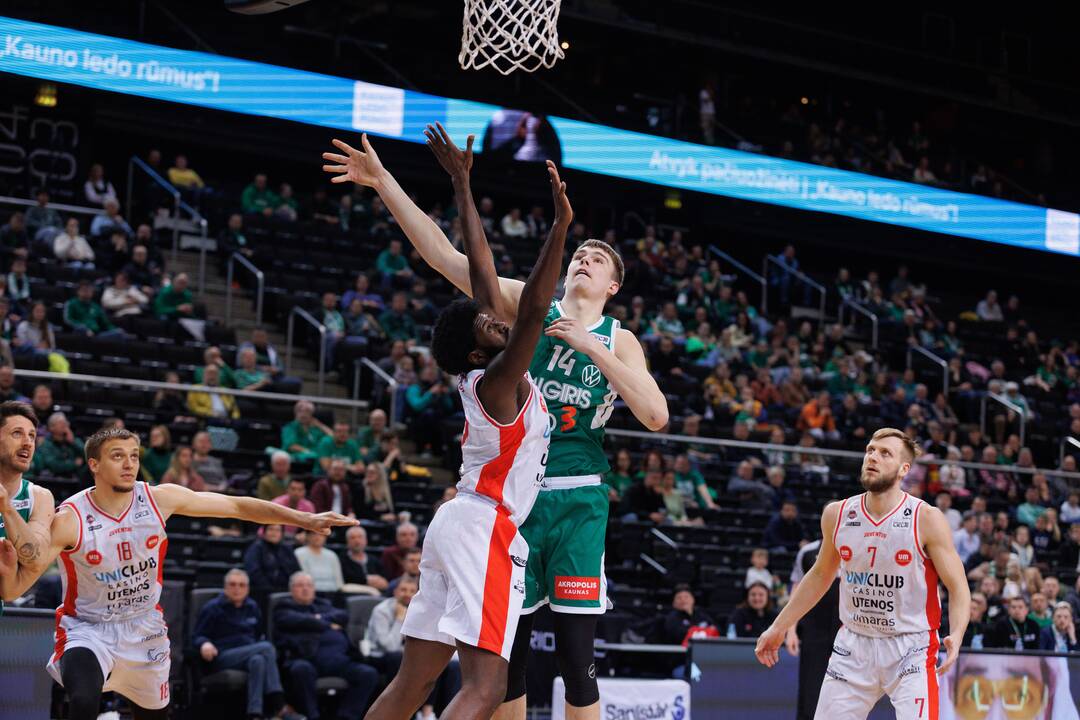 LKL: Kauno „Žalgiris“ – Utenos „Uniclub Casino – Juventus“ 92:78