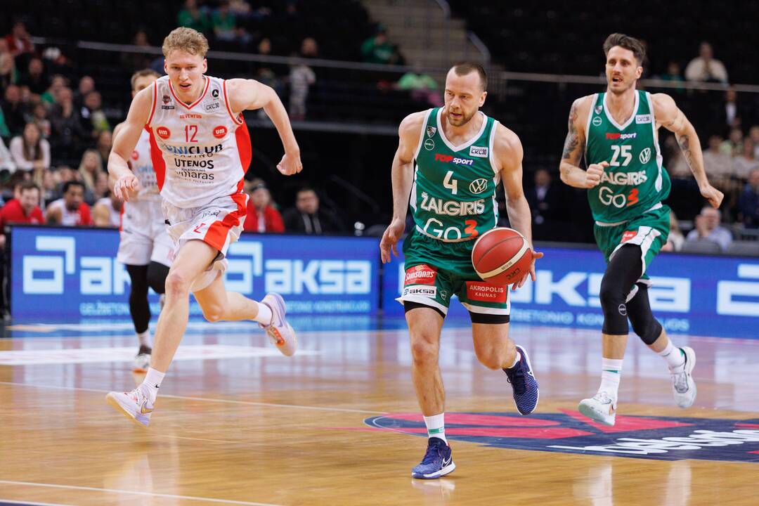 LKL: Kauno „Žalgiris“ – Utenos „Uniclub Casino – Juventus“ 92:78