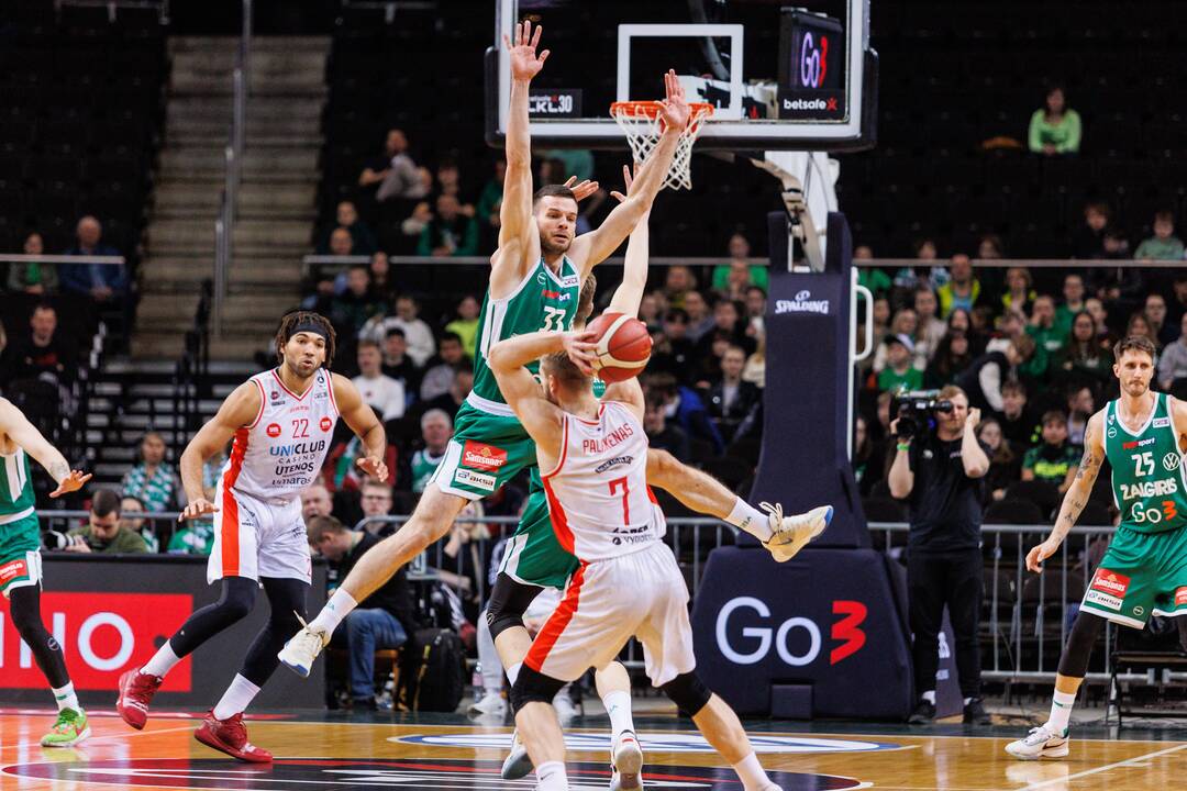 LKL: Kauno „Žalgiris“ – Utenos „Uniclub Casino – Juventus“ 92:78