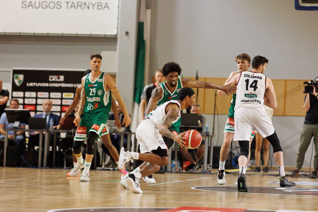 LKL pusfinalis: Kauno „Žalgiris“ – Panevėžio „Lietkabelis“ 69:58