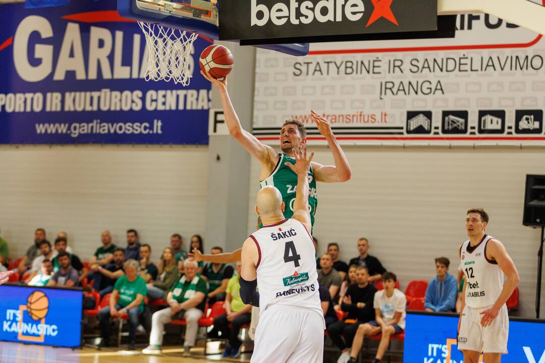 LKL pusfinalis: Kauno „Žalgiris“ – Panevėžio „Lietkabelis“ 69:58