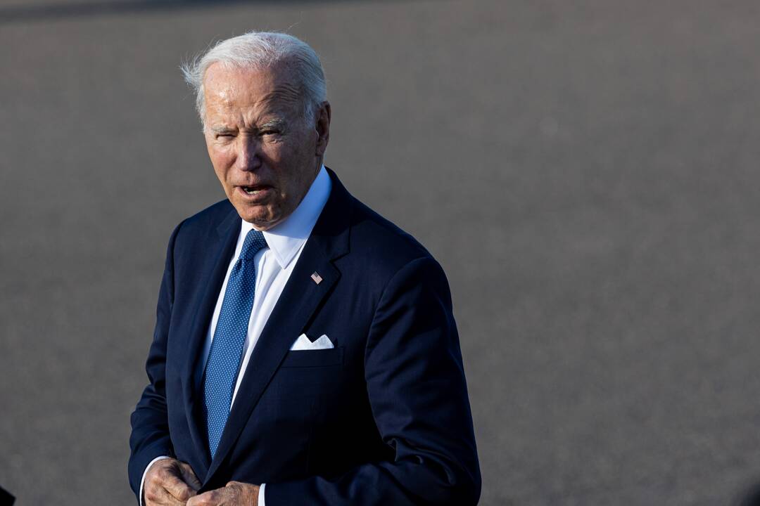 J. Bidenas atvyko į Vilnių