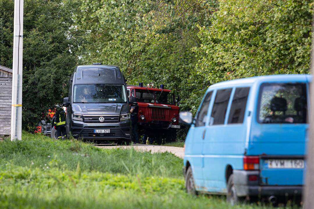 Automobilio sprogimo Molėtų rajone apylinkės