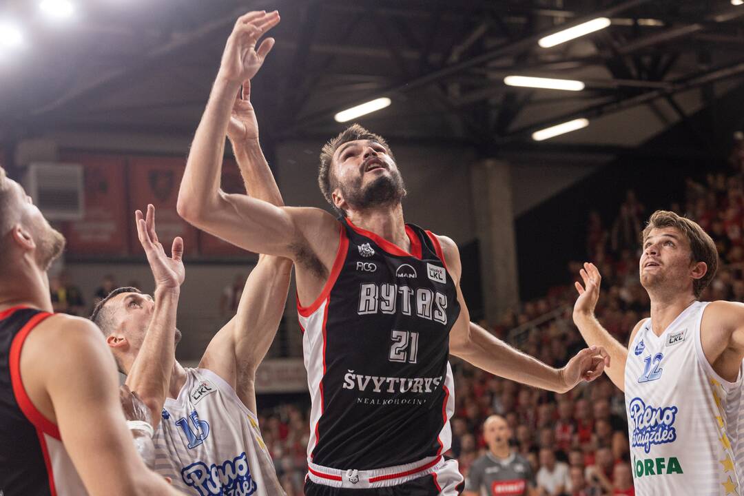 LKL: Vilniaus „Rytas“ – Pasvalio „Pieno žvaigždės“ 106:90