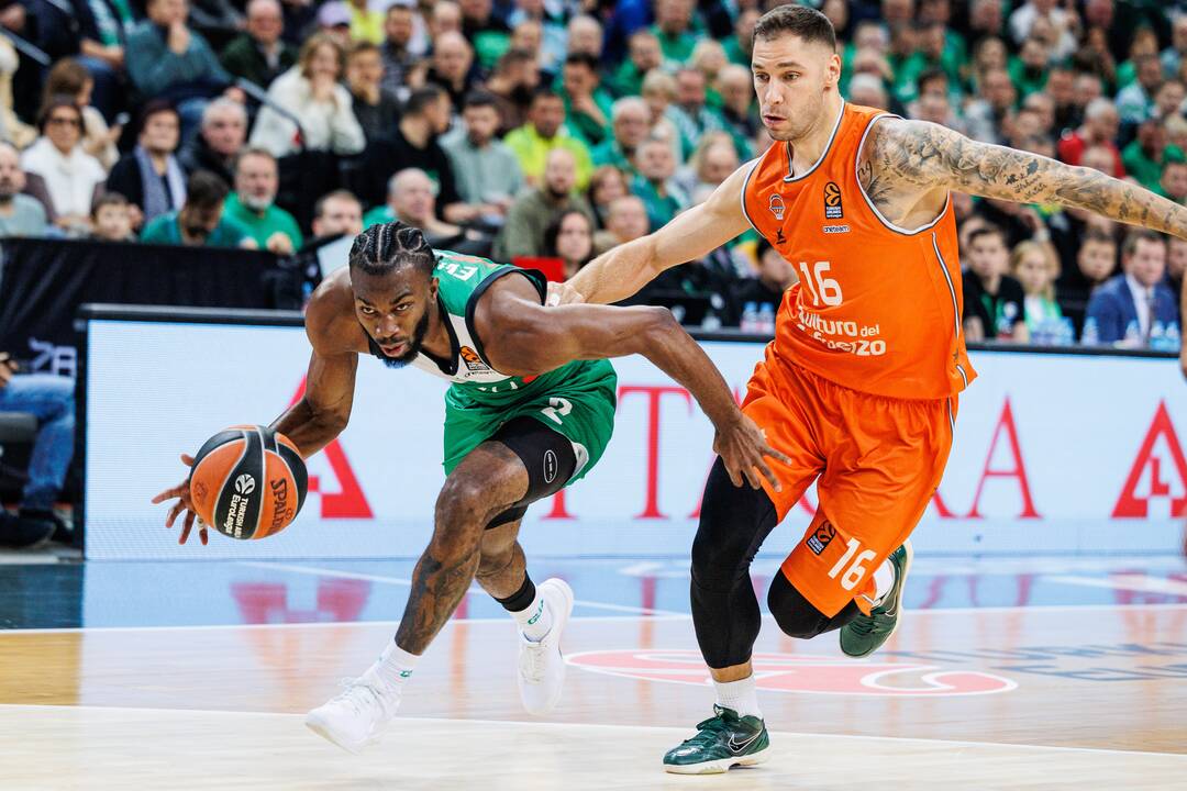 Eurolyga: Kauno „Žalgiris“  –  Valensijos „Basket“ 72:87