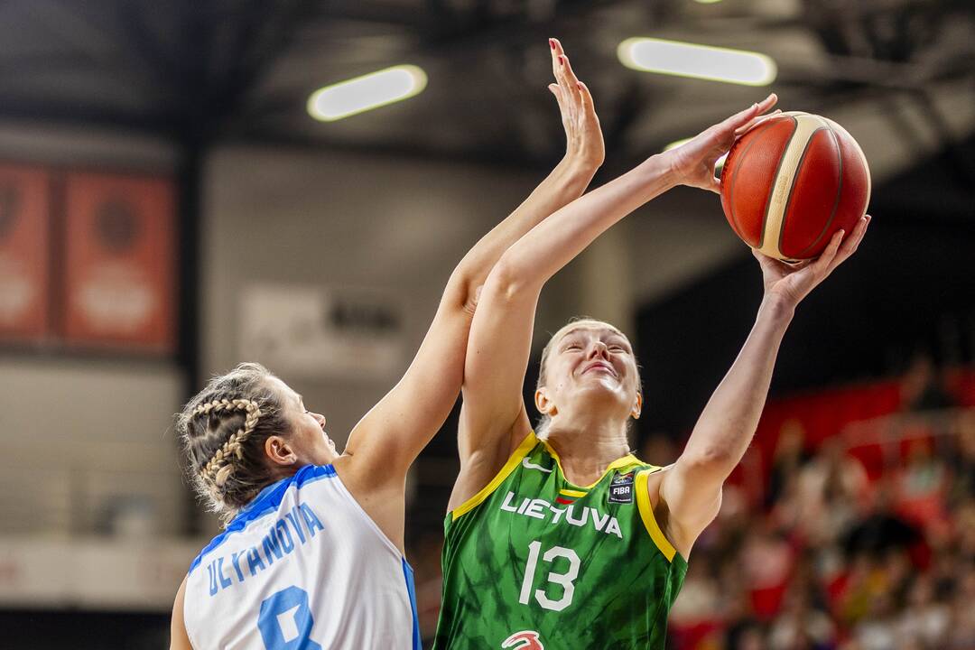Europos moterų krepšinio čempionato atrankos rungtynės: Lietuva – Azerbaidžanas 99:62