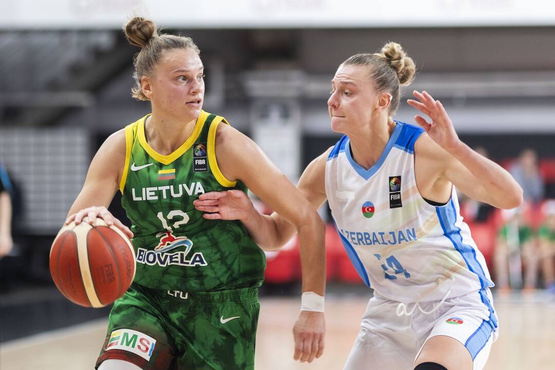 Europos moterų krepšinio čempionato atrankos rungtynės: Lietuva – Azerbaidžanas 99:62