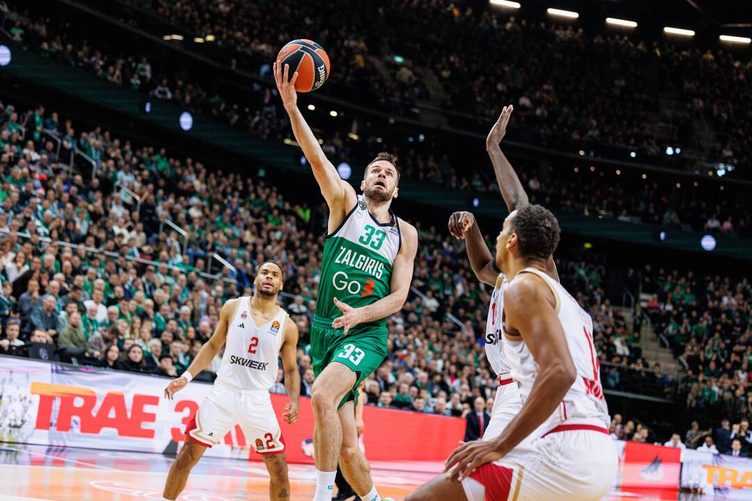 Eurolyga: Kauno „Žalgiris“  –  „Monaco“ 79:83