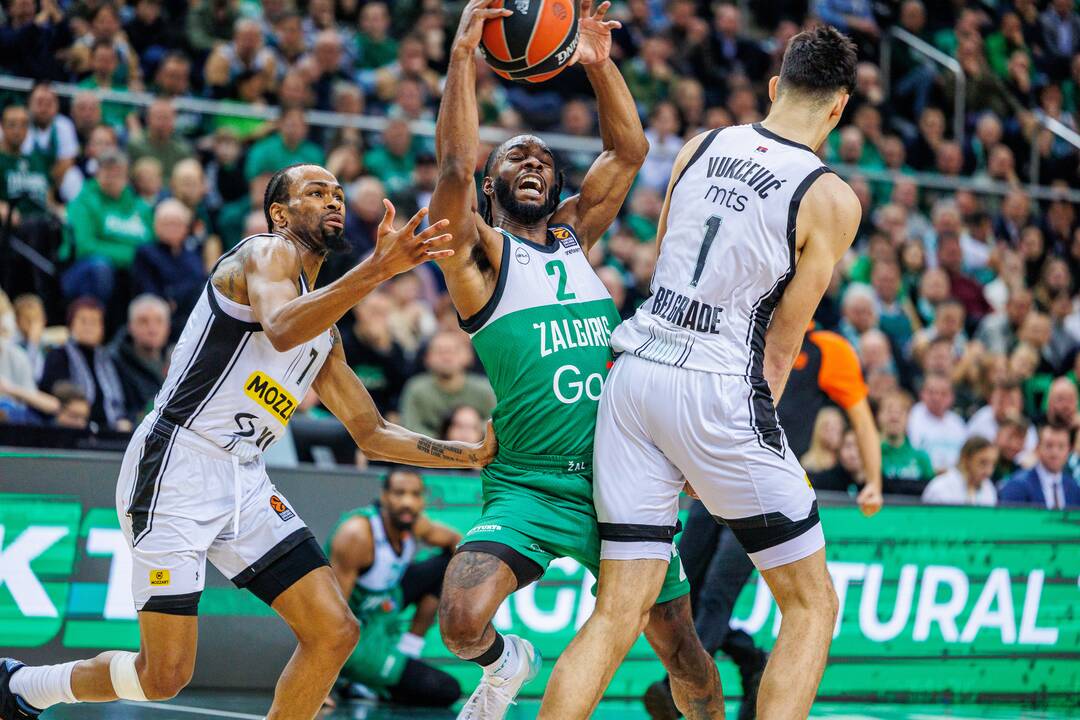 Eurolyga: Kauno „Žalgiris“  – Belgrado „Partizan“ 85:93