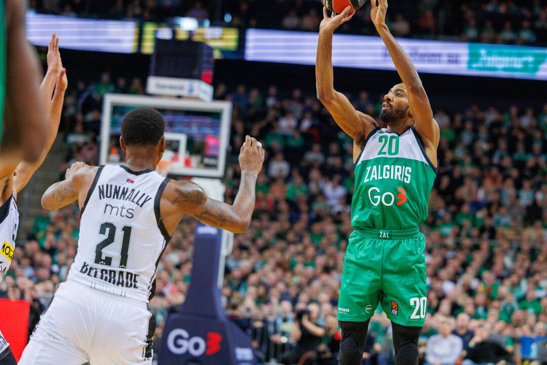 Eurolyga: Kauno „Žalgiris“  – Belgrado „Partizan“ 85:93