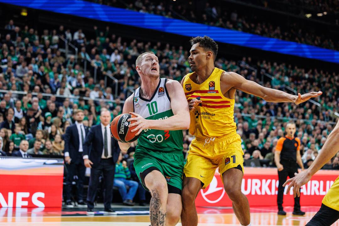 Eurolyga: Kauno „Žalgiris“  –  „Barcelona“ 80:85