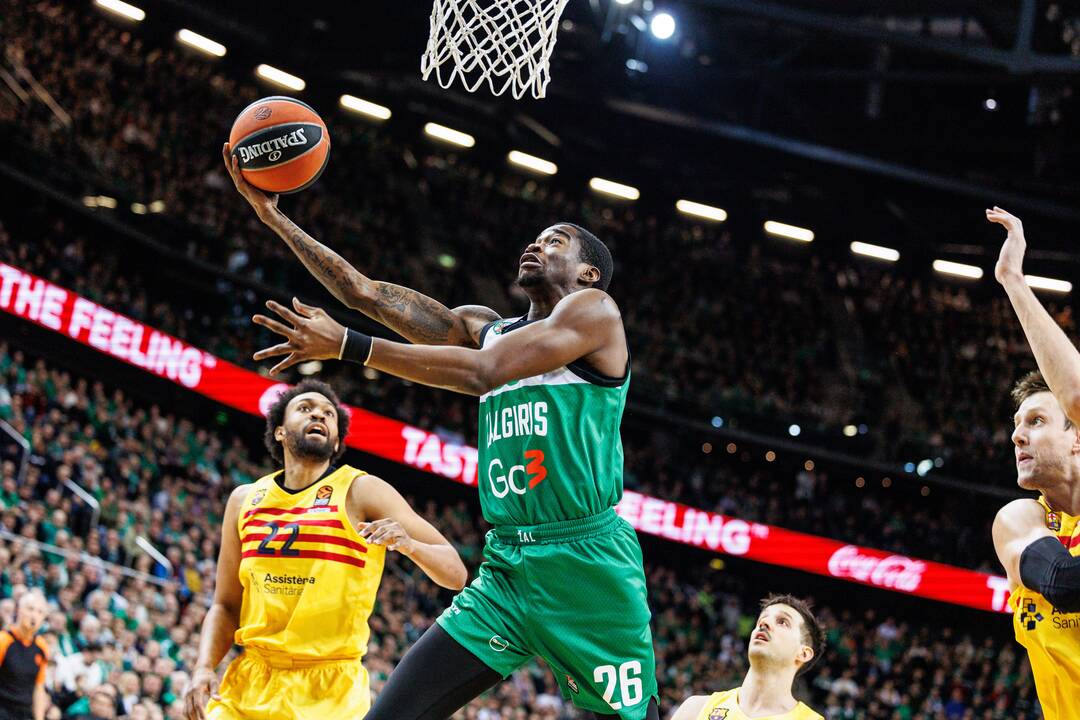 Eurolyga: Kauno „Žalgiris“  –  „Barcelona“ 80:85