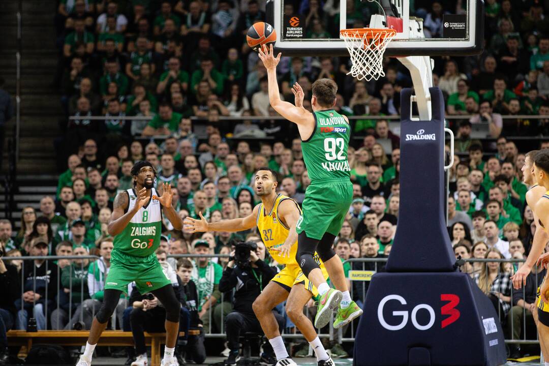 Eurolyga: Kauno „Žalgiris“ – Berlyno ALBA 77:71