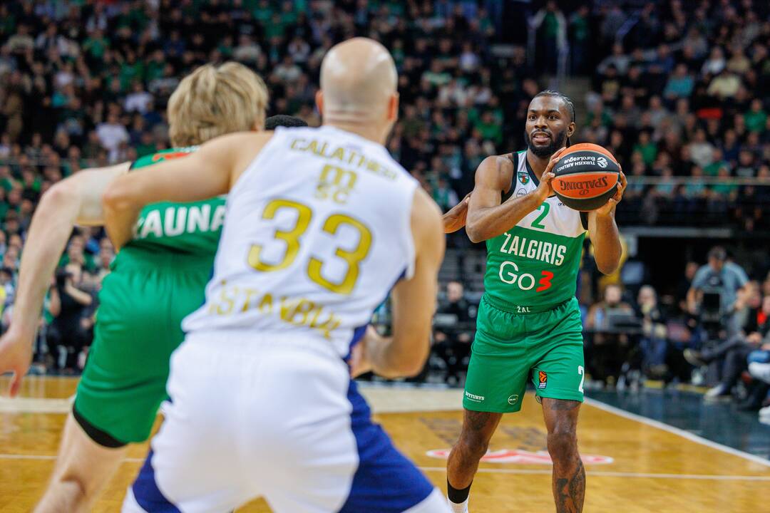 Eurolyga: Kauno „Žalgiris“ – Stambulo „Fenerbahce“ 98:75