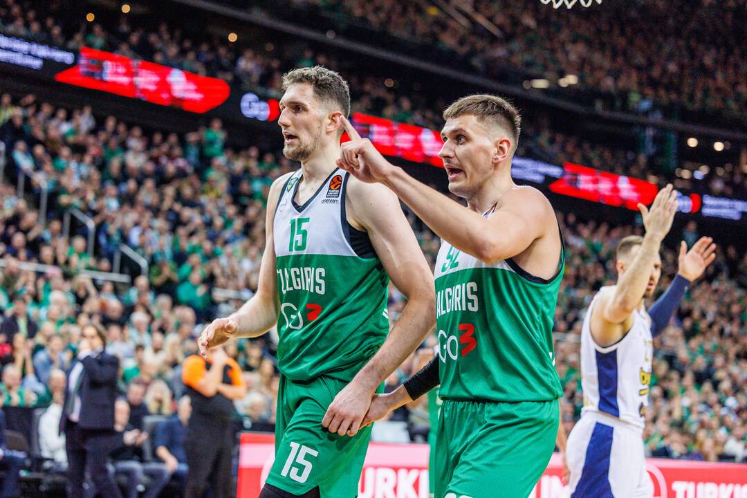 Eurolyga: Kauno „Žalgiris“ – Stambulo „Fenerbahce“ 98:75