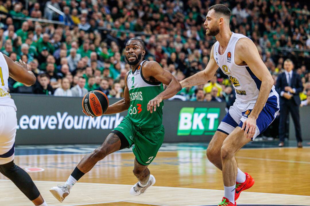 Eurolyga: Kauno „Žalgiris“ – Stambulo „Fenerbahce“ 98:75