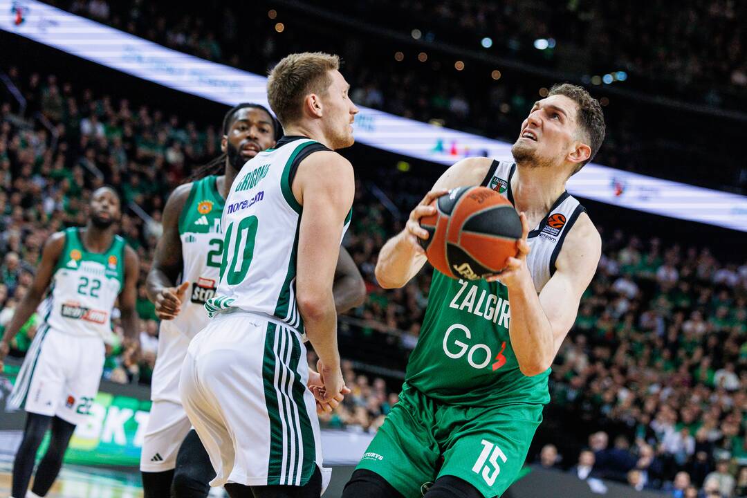 Eurolyga: Kauno „Žalgiris“ – Atėnų „Panathinaikos“ 80:68