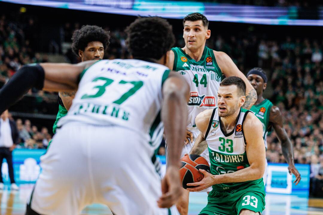 Eurolyga: Kauno „Žalgiris“ – Atėnų „Panathinaikos“ 80:68