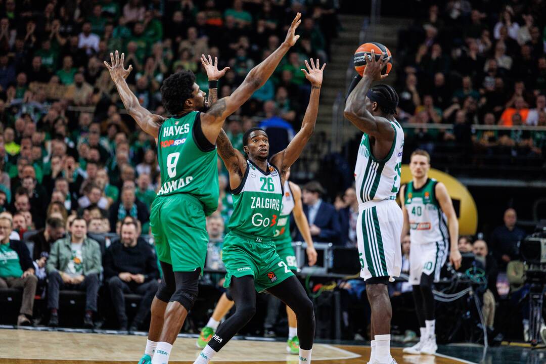 Eurolyga: Kauno „Žalgiris“ – Atėnų „Panathinaikos“ 80:68