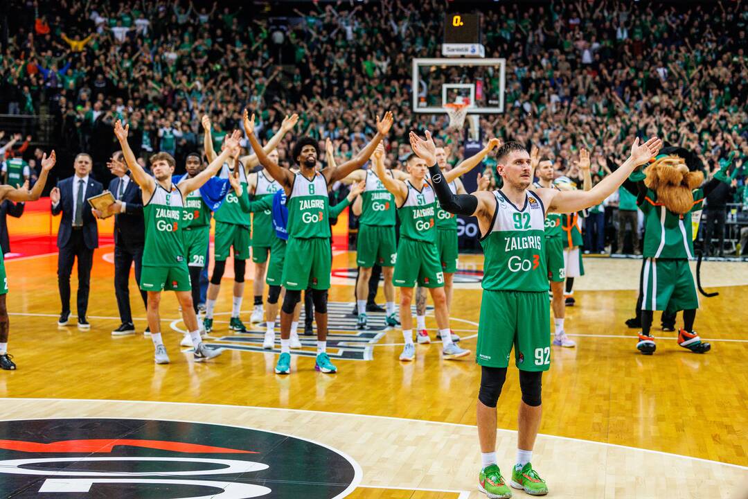 Eurolyga: Kauno „Žalgiris“ – Atėnų „Panathinaikos“ 80:68