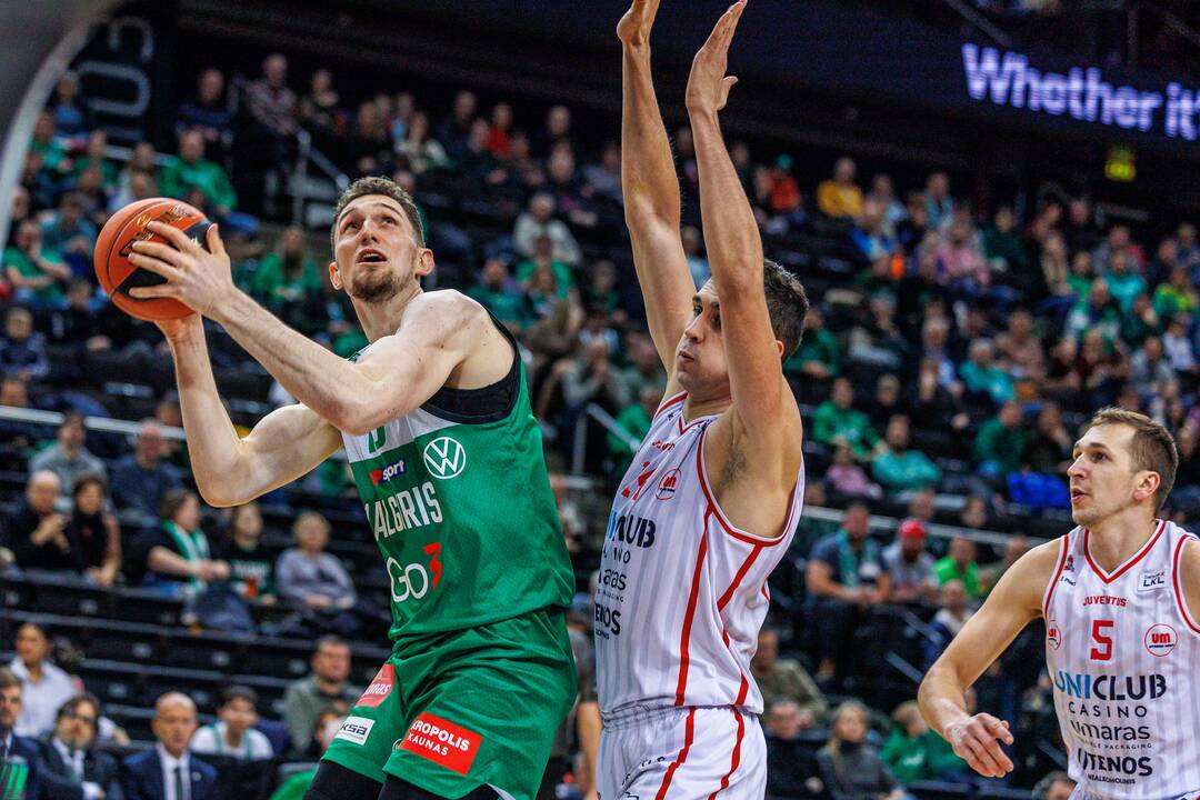 LKL:  Kauno „Žalgiris“ – Utenos „Uniclub Casino – Juventus“ 101:63