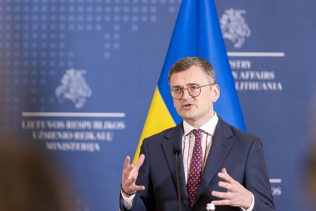 G. Landsbergio, Estijos, Latvijos, Prancūzijos bei Ukrainos ministrų spaudos konferencija