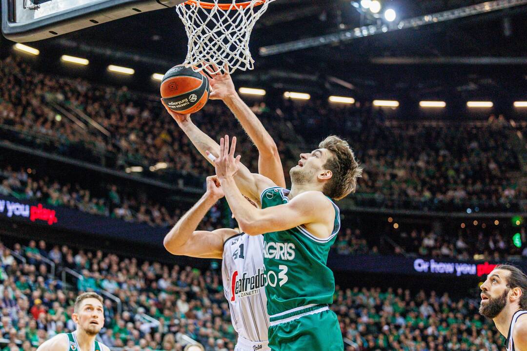 Eurolyga: Kauno „Žalgiris“ – Bolonijos „Virtus“ 96:81