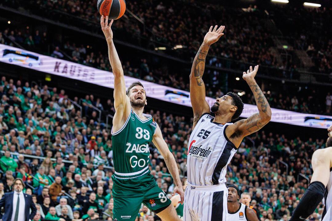 Eurolyga: Kauno „Žalgiris“ – Bolonijos „Virtus“ 96:81