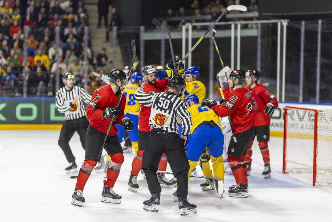 Ledo ritulio rungtynės: Lietuva – Ukraina 1:4