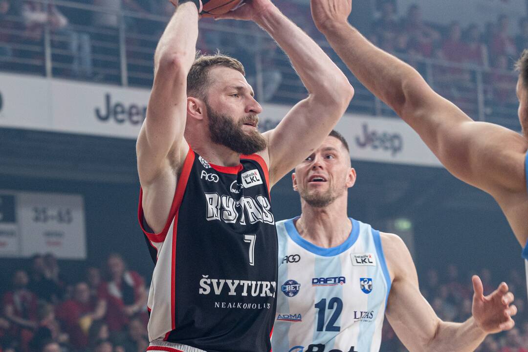 LKL ketvirfinalis: Vilniaus „Rytas“ – Jonavos „CBet“ 110:77