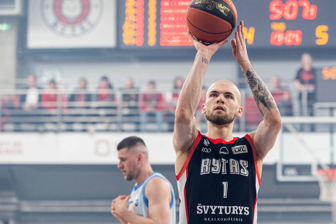 LKL ketvirfinalis: Vilniaus „Rytas“ – Jonavos „CBet“ 110:77