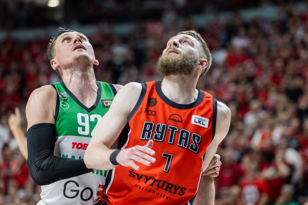LKL finalas: Vilniaus „Rytas“  – Kauno „Žalgiris“ 104:94