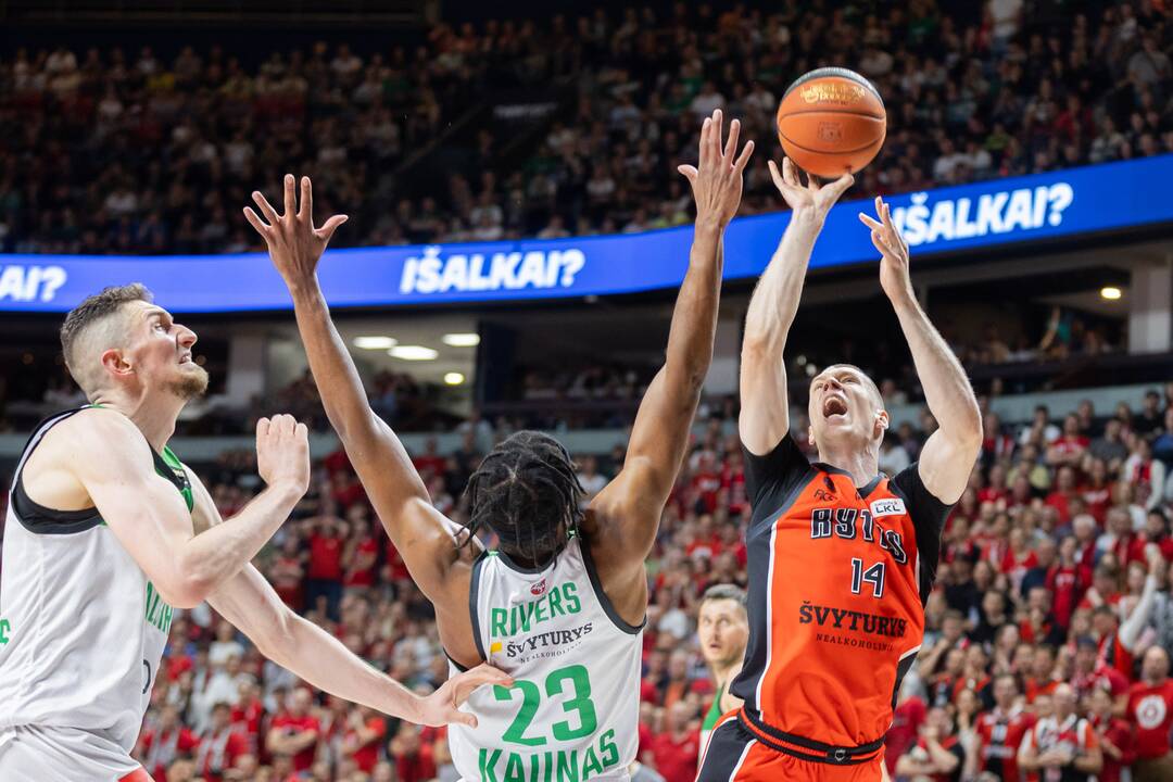 LKL finalas: Vilniaus „Rytas“  – Kauno „Žalgiris“ 104:94