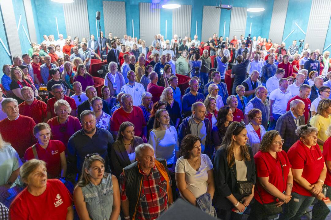 LSDP partijos konferencija Šventojoje