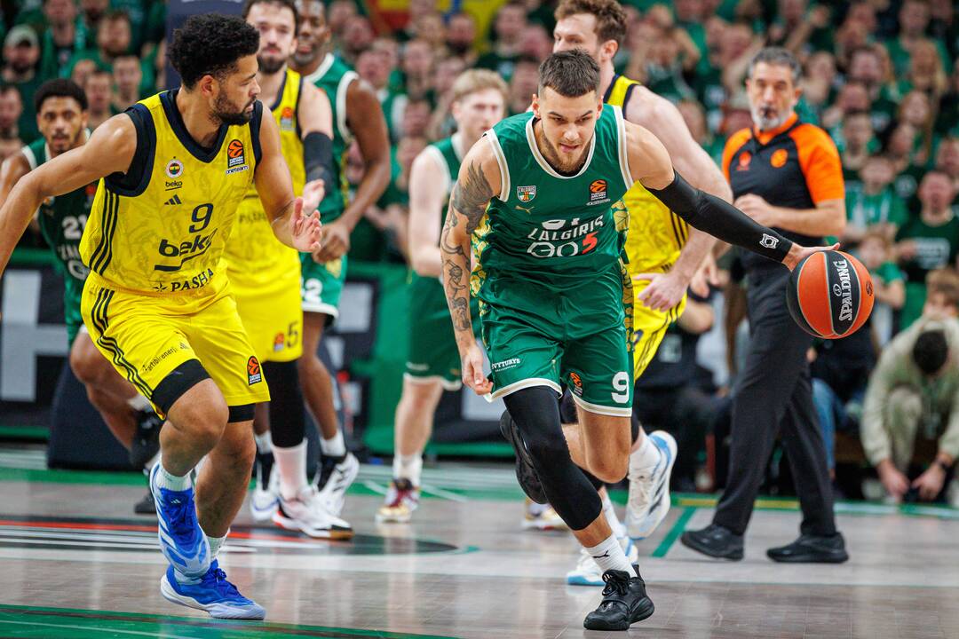 Eurolyga: Kauno „Žalgiris“ – Stambulo „Fenerbahče“ 65:72