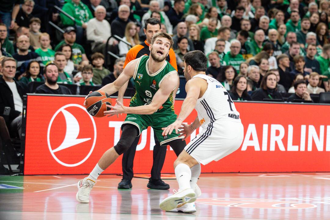 Eurolyga: Kauno „Žalgiris“ – Madrido „Real“ 64:83