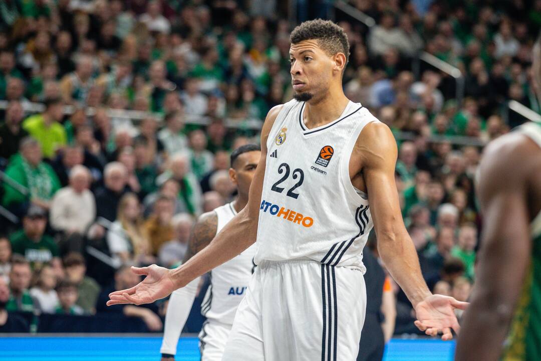 Eurolyga: Kauno „Žalgiris“ – Madrido „Real“ 64:83