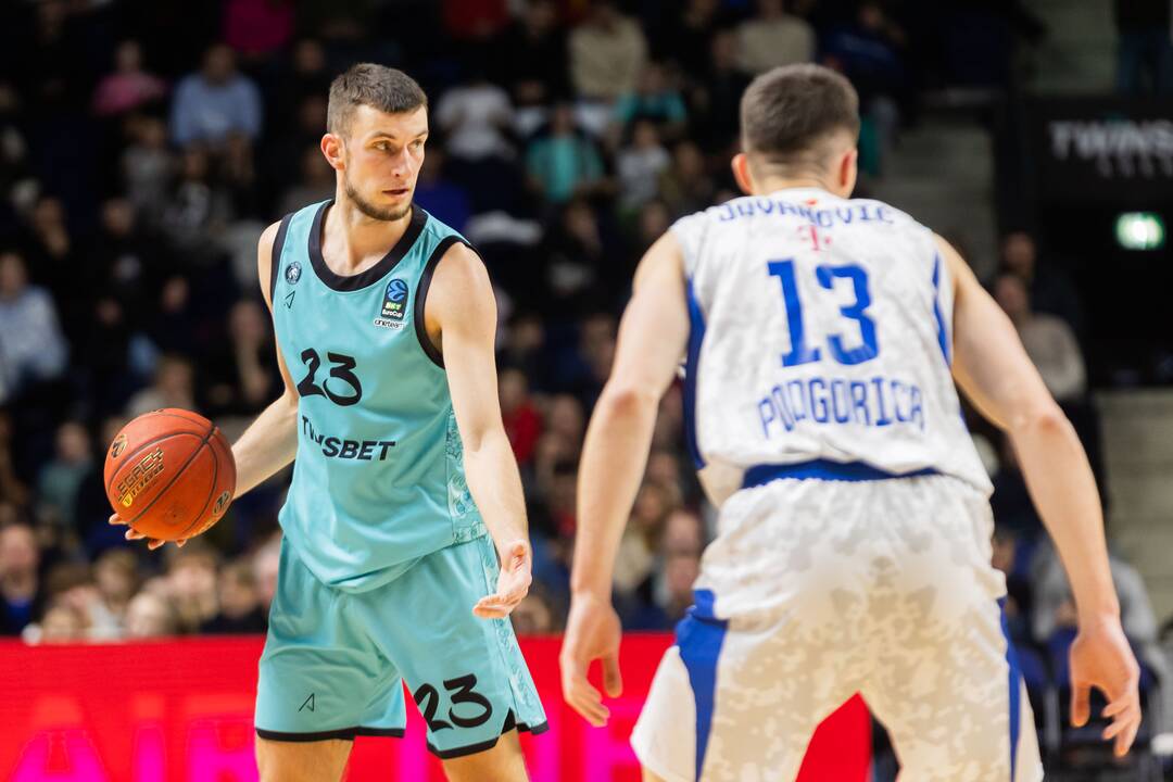 Europos taurė: Vilniaus „Wolves-Twinsbet“ – Podgoricos „Budučnost“ 91:82