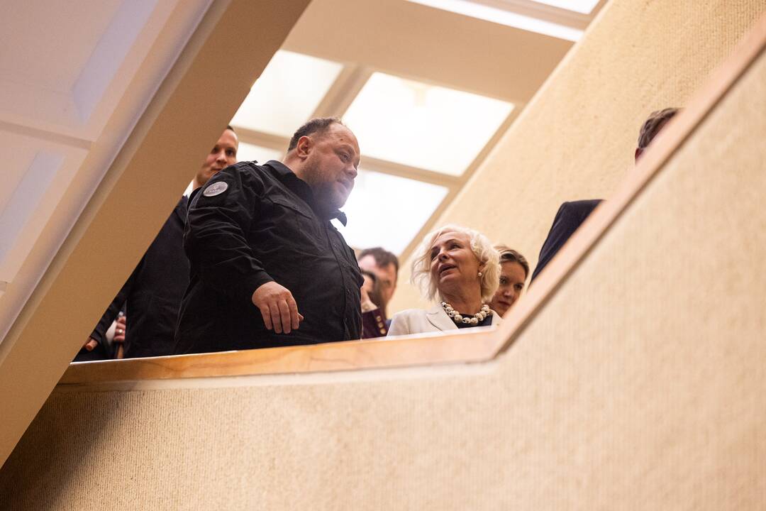 Sauliaus Skvernelio ir užsienio valstybių parlamentų pirmininkų spaudos konferencija